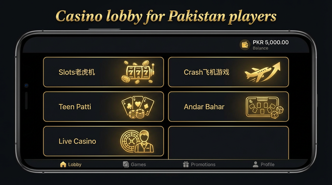 Lobby view of bn55 for Pakistan users - 4